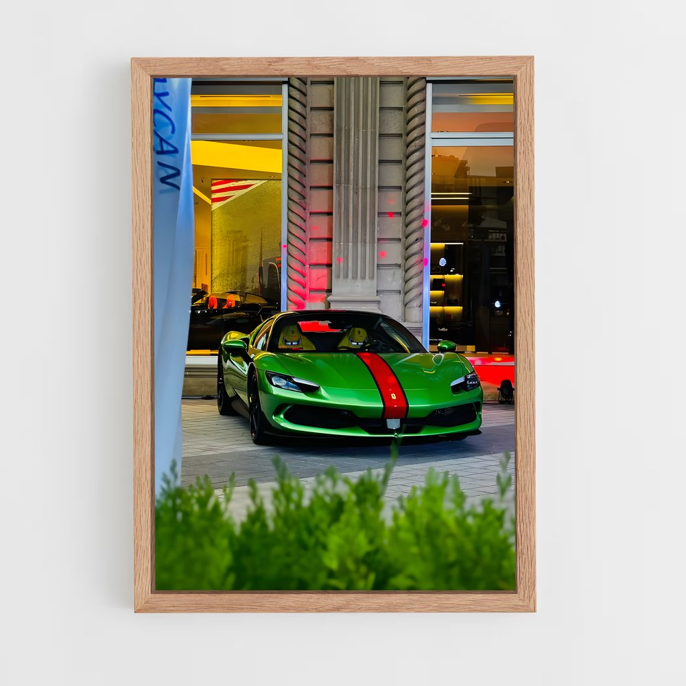 Poster gtb middle – affiche Ferrari (vue 4)